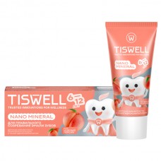 TISWELL детская зубная паста Реминерализующая с наногидроксиапат Персик 60гр